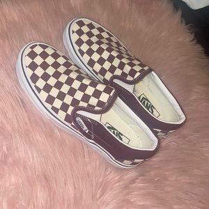 NEVER WORN vintage burgundy vans 100% authentic